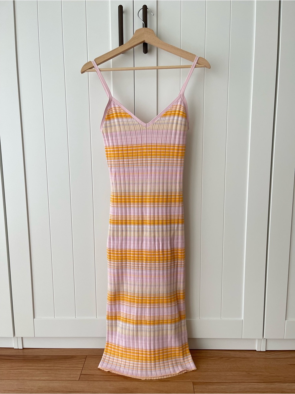 Wilfred Free Knit Strappy Midi Dress